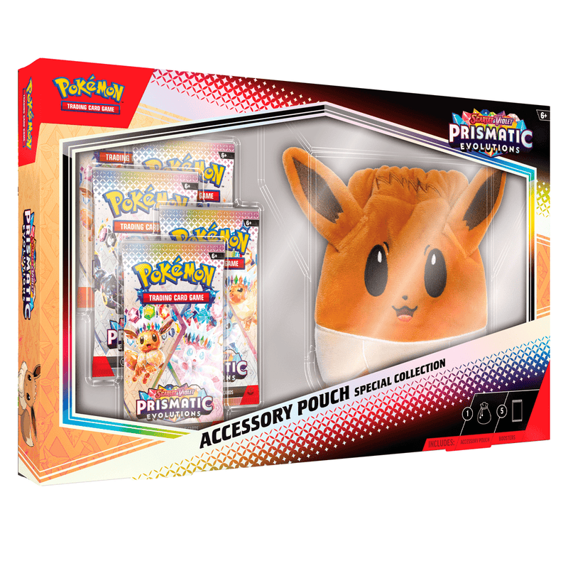 The Pokémon Company Pokémon - Scarlet & Violet - Prismatic Evolutions - Accessory Pouch - Special Collection available at Northumbrian Tin Soldier