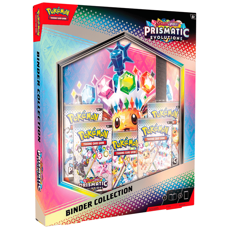 The Pokémon Company Pokémon - Scarlet & Violet - Prismatic Evolutions - Binder Collection available at Northumbrian Tin Soldier