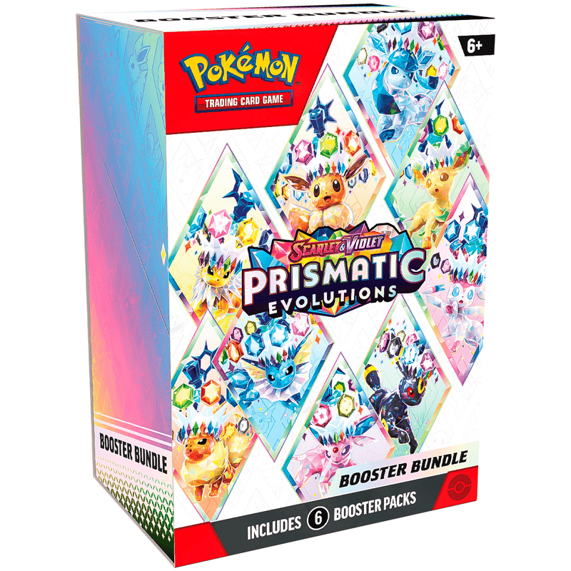 The Pokémon Company Pokémon - Scarlet & Violet - Prismatic Evolutions - Booster Bundle available at Northumbrian Tin Soldier