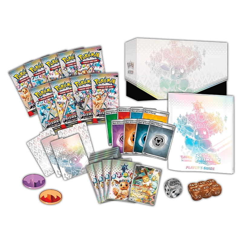 The Pokémon Company Pokémon - Scarlet & Violet - Prismatic Evolutions - Elite Trainer Box available at Northumbrian Tin Soldier
