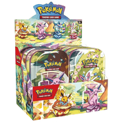 The Pokémon Company Pokémon - Scarlet & Violet - Prismatic Evolutions - Mini Tin - Display (8 Mini Tins) available at Northumbrian Tin Soldier