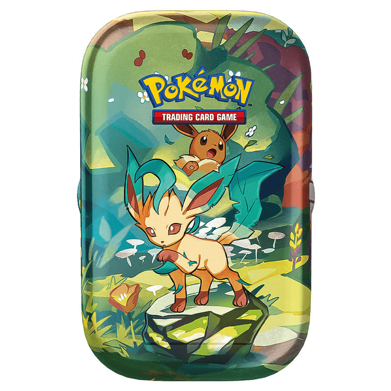 The Pokémon Company Pokémon - Scarlet & Violet - Prismatic Evolutions - Mini Tin - Leafeon available at Northumbrian Tin Soldier
