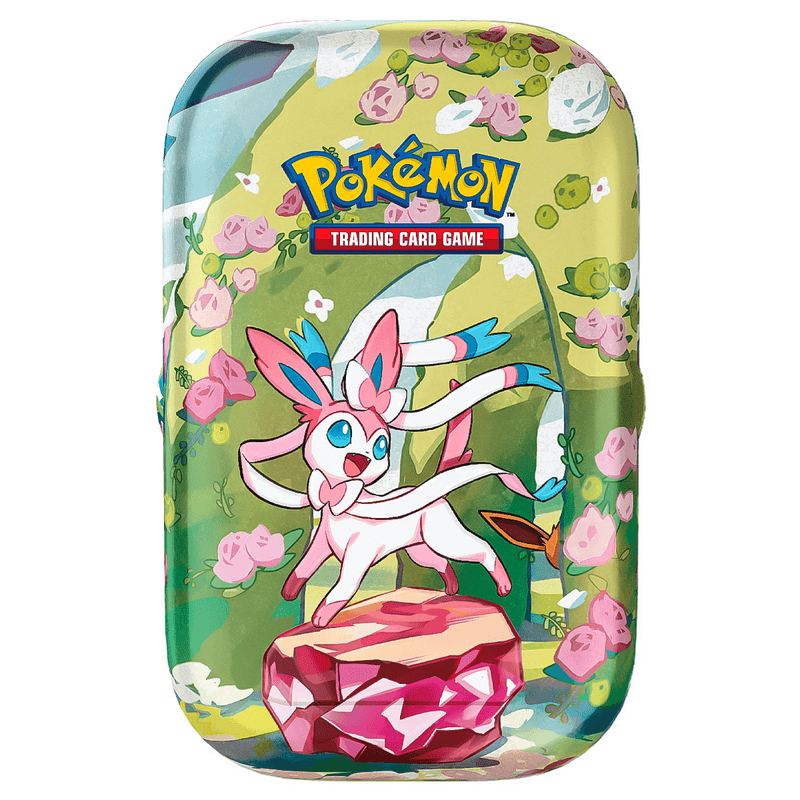 The Pokémon Company Pokémon - Scarlet & Violet - Prismatic Evolutions - Mini Tin - Sylveon available at Northumbrian Tin Soldier