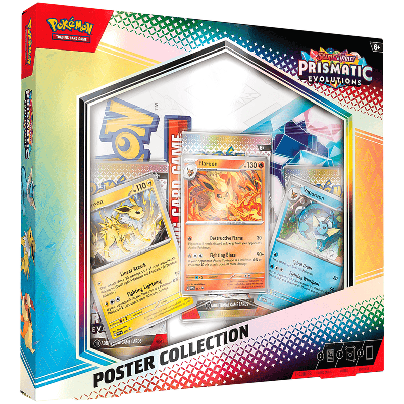 The Pokémon Company Pokémon - Scarlet & Violet - Prismatic Evolutions - Poster Collection available at Northumbrian Tin Soldier