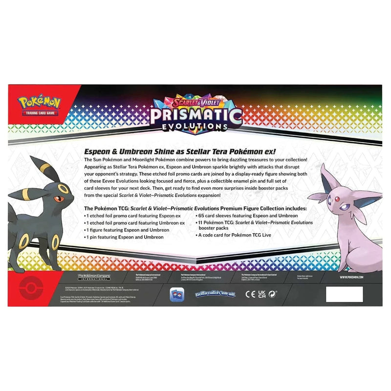 The Pokémon Company Pokémon - Scarlet & Violet - Prismatic Evolutions - Premium Figure Collection available at Northumbrian Tin Soldier