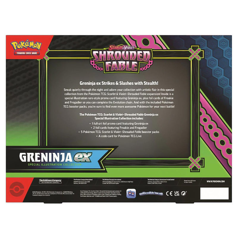 The Pokémon Company Pokémon : Scarlet & Violet - Shrouded Fable - Greninja EX Special Collection Box available at Northumbrian Tin Soldier