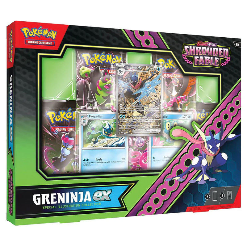 The Pokémon Company Pokémon : Scarlet & Violet - Shrouded Fable - Greninja EX Special Collection Box available at Northumbrian Tin Soldier