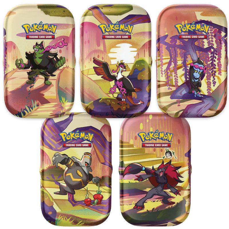 The Pokémon Company Pokémon : Scarlet & Violet - Shrouded Fable - Mini Tin Bundle (Set of 5 Tins) available at Northumbrian Tin Soldier