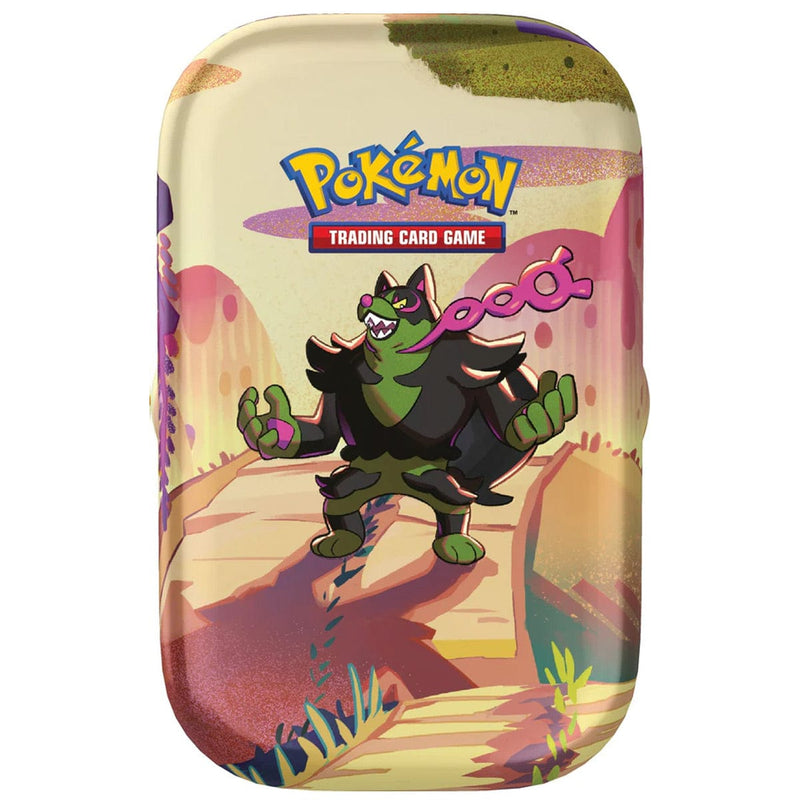 The Pokémon Company Pokémon : Scarlet & Violet - Shrouded Fable - Mini Tin - Okidogi available at Northumbrian Tin Soldier
