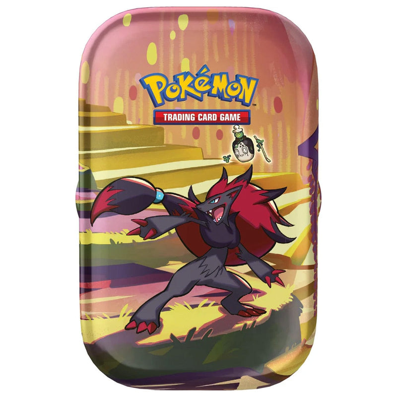 The Pokémon Company Pokémon : Scarlet & Violet - Shrouded Fable - Mini Tin - Zoroark available at Northumbrian Tin Soldier