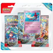 The Pokémon Company Pokémon - Scarlet & Violet - Stellar Crown - 3 Pack Blister - Latias available at Northumbrian Tin Soldier