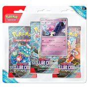 The Pokémon Company Pokémon - Scarlet & Violet - Stellar Crown - 3 Pack Blister - Tinkaton available at Northumbrian Tin Soldier