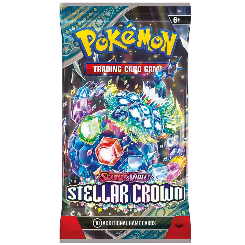 The Pokémon Company Pokémon - Scarlet & Violet - Stellar Crown - Booster Pack available at Northumbrian Tin Soldier
