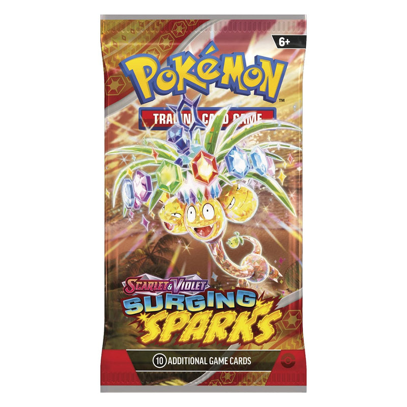The Pokémon Company Pokémon - Scarlet & Violet - Surging Sparks - Booster Pack available at Northumbrian Tin Soldier