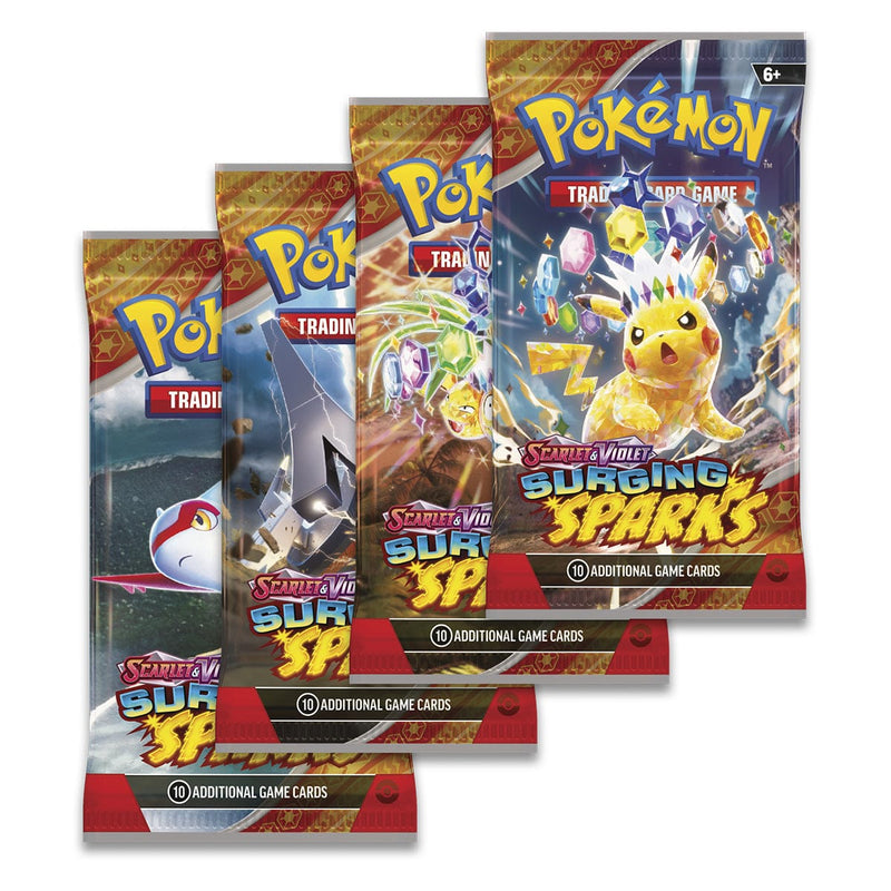 The Pokémon Company Pokémon - Scarlet & Violet - Surging Sparks - Booster Pack available at Northumbrian Tin Soldier