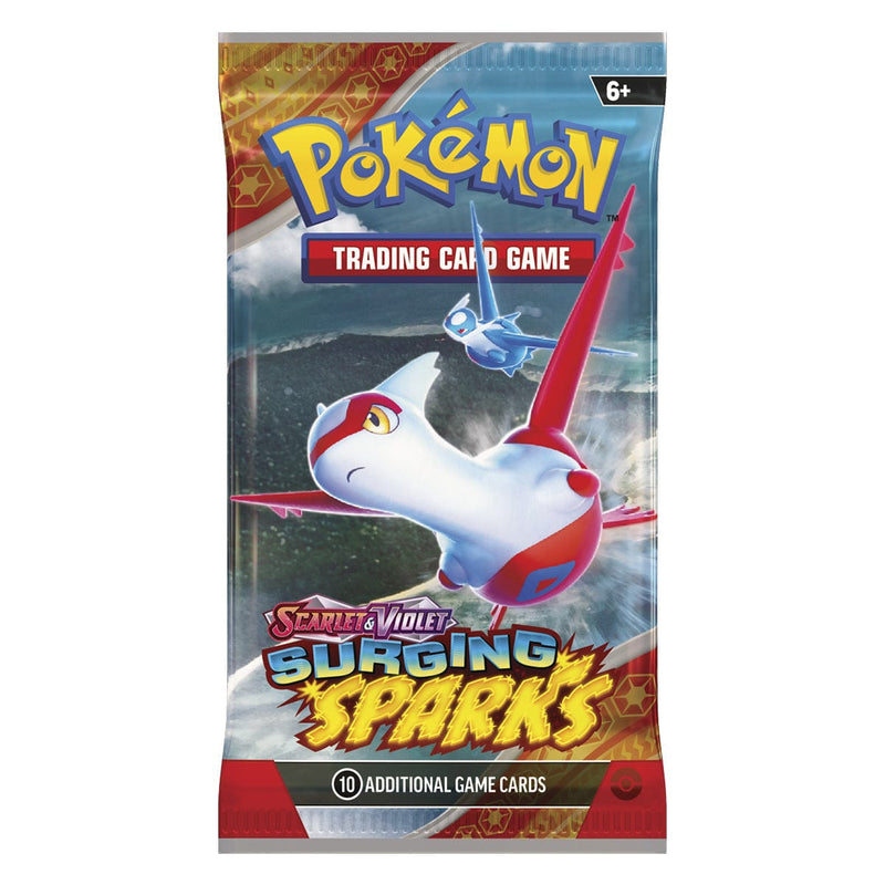 The Pokémon Company Pokémon - Scarlet & Violet - Surging Sparks - Booster Pack available at Northumbrian Tin Soldier