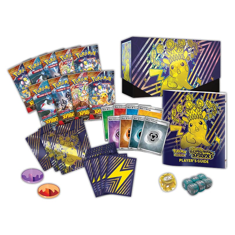 The Pokémon Company Pokémon - Scarlet & Violet - Surging Sparks - Elite Trainer Box available at Northumbrian Tin Soldier