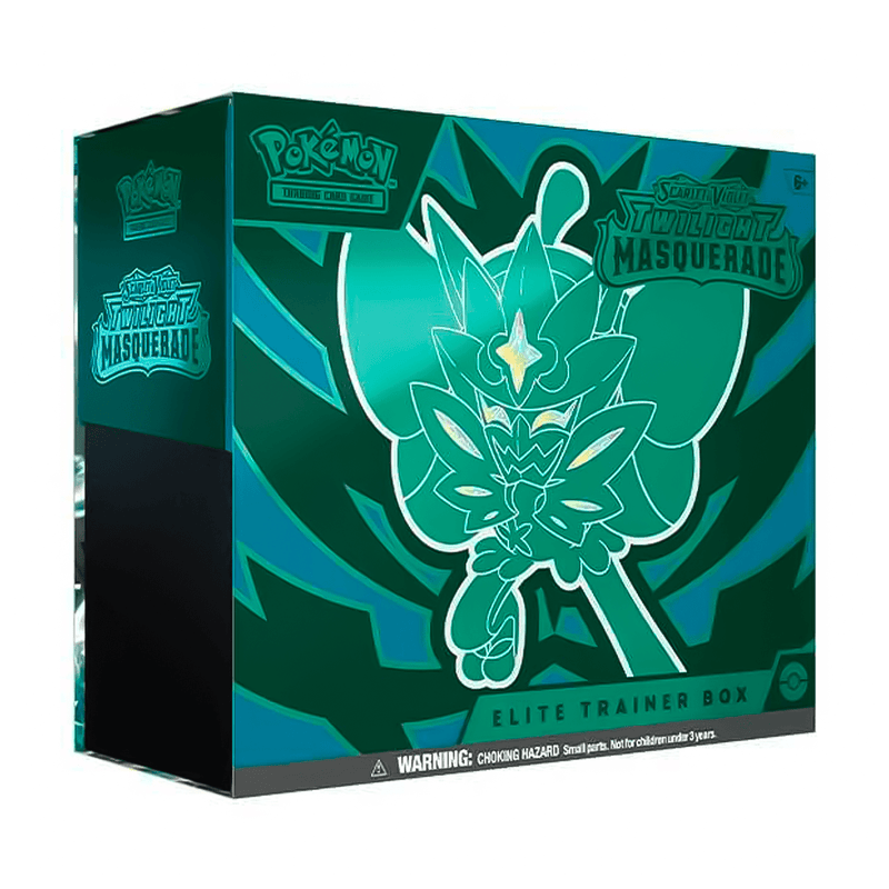The Pokémon Company Pokémon - Scarlet & Violet - Twilight Masquerade - Elite Trainer Box available at Northumbrian Tin Soldier