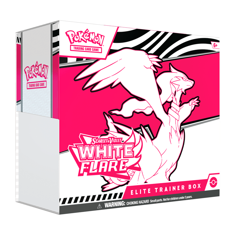 The Pokémon Company Pokémon - Scarlet & Violet - White Flare - Elite Trainer Box Reshiram available at Northumbrian Tin Soldier