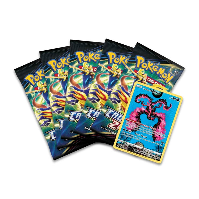 The Pokémon Company Pokémon : Sword & Shield –  Crown Zenith: Galarian Moltres Tin available at Northumbrian Tin Soldier