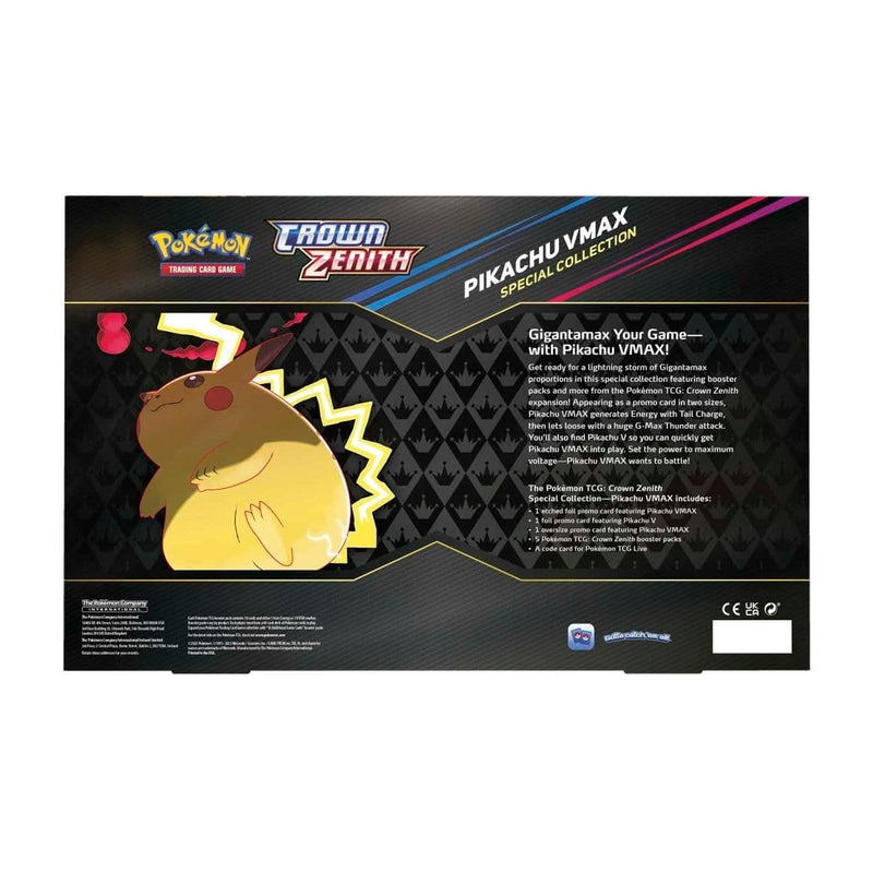 The Pokémon Company Pokémon : Sword & Shield – Crown Zenith: Special Collection - Pikachu VMAX available at Northumbrian Tin Soldier