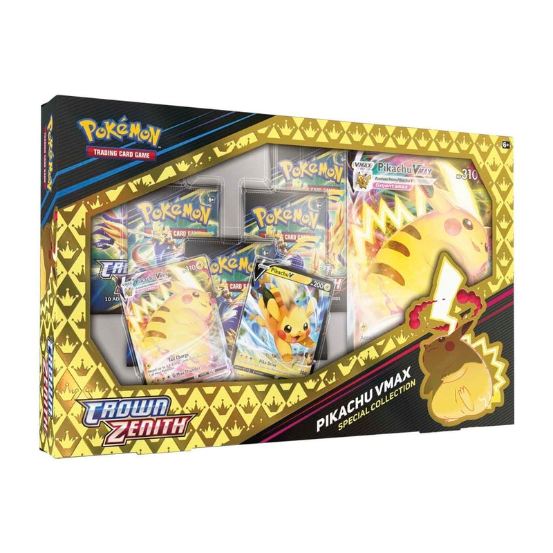 The Pokémon Company Pokémon : Sword & Shield – Crown Zenith: Special Collection - Pikachu VMAX available at Northumbrian Tin Soldier