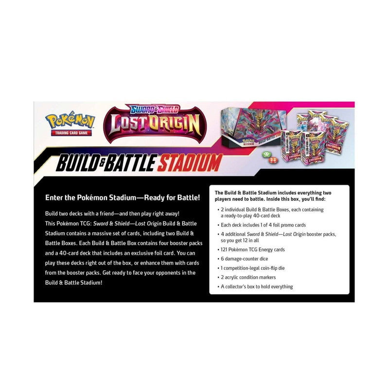 The Pokémon Company Pokémon : Sword & Shield - Lost Origin: Build & Battle Stadium available at Northumbrian Tin Soldier