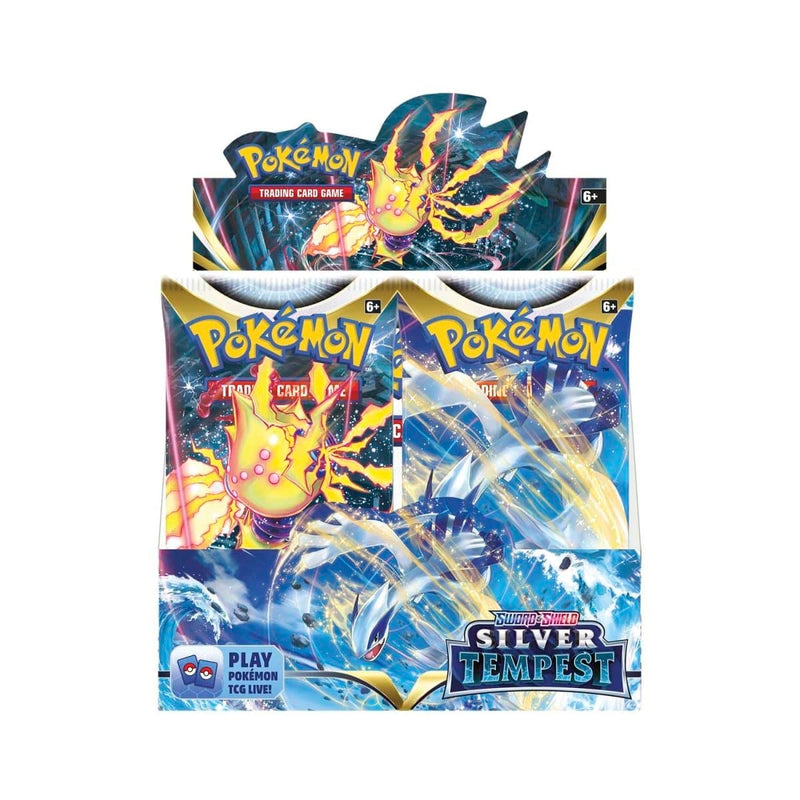The Pokémon Company Pokémon : Sword & Shield - Silver Tempest Booster Display Box (36 Packs) available at Northumbrian Tin Soldier