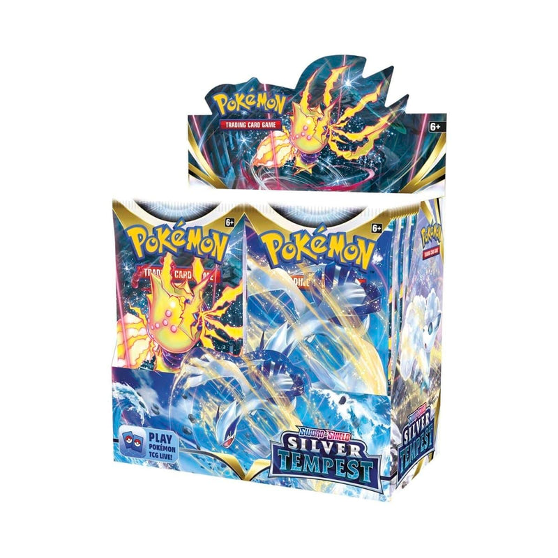 The Pokémon Company Pokémon : Sword & Shield - Silver Tempest Booster Display Box (36 Packs) available at Northumbrian Tin Soldier