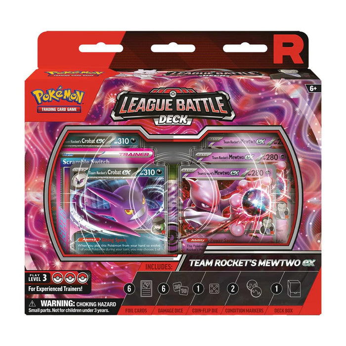 The Pokémon Company Pokémon - Team Rocket's Mewtwo EX League Battle Deck available at Northumbrian Tin Soldier