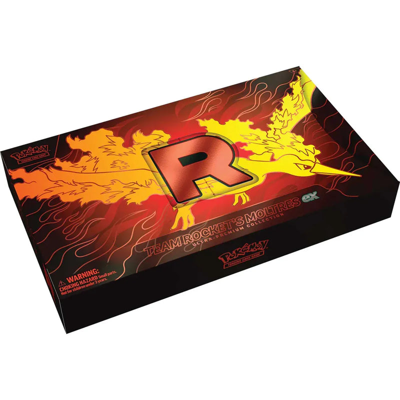 The Pokémon Company Pokémon - Team Rocket's Moltres ex Ultra-Premium Collection available at Northumbrian Tin Soldier