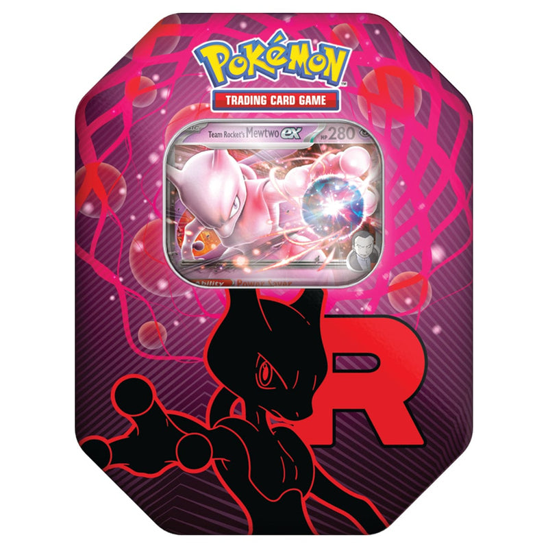 The Pokémon Company Pokémon - Team Rocket Tin - Mewtwo EX available at Northumbrian Tin Soldier