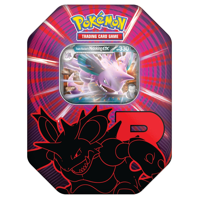 The Pokémon Company Pokémon - Team Rocket Tin - Nidoking EX available at Northumbrian Tin Soldier