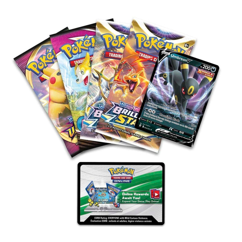 The Pokémon Company Pokémon : V Heroes Tin - Umbreon V available at Northumbrian Tin Soldier