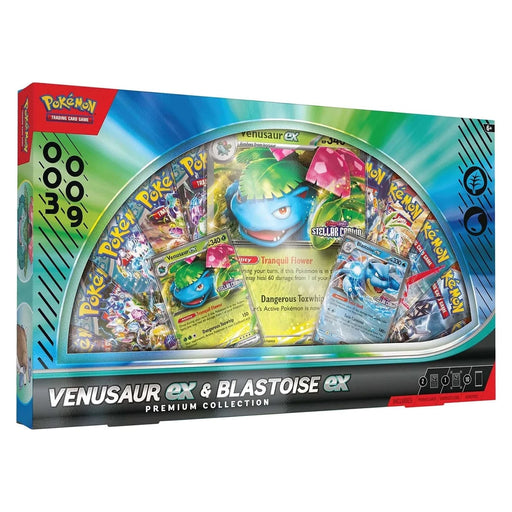 The Pokémon Company Pokémon - Venusaur / Blastoise ex Premium Collection available at Northumbrian Tin Soldier