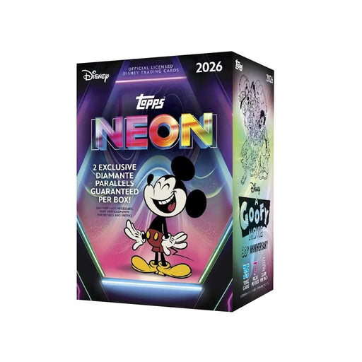 Topps Topps 2026 Disney Neon ENT Value Box available at Northumbrian Tin Soldier
