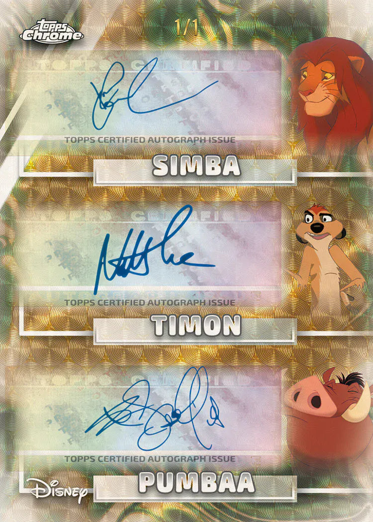 Topps Topps Chrome Disney - Mega Box 2026 available at Northumbrian Tin Soldier