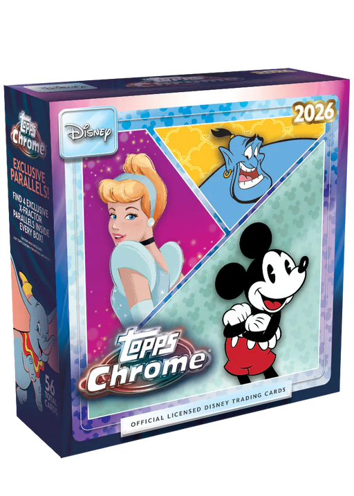 Topps Topps Chrome Disney - Mega Box 2026 available at Northumbrian Tin Soldier