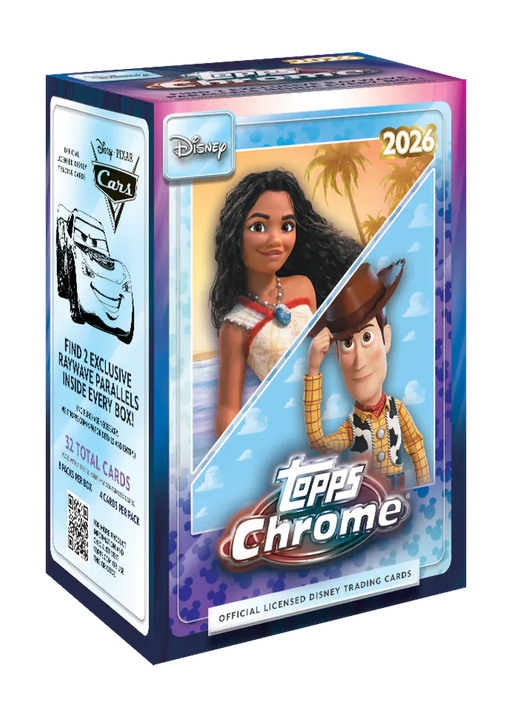 Topps Topps Chrome Disney - Value Box 2026 available at Northumbrian Tin Soldier