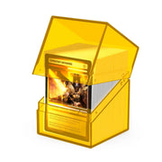 Ultimate Guard Ultimate Guard - Boulder Deck Case - 100+  Clear - Amber available at Northumbrian Tin Soldier