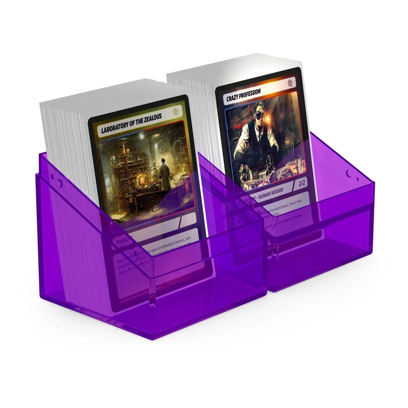 Ultimate Guard Ultimate Guard - Boulder Deck Case - 100+  Clear - Amethyst available at Northumbrian Tin Soldier