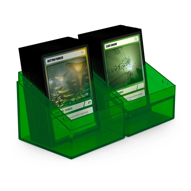 Ultimate Guard Ultimate Guard - Boulder Deck Case - 100+  Clear - Emerald available at Northumbrian Tin Soldier