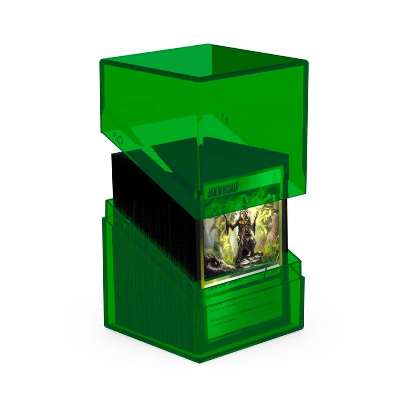 Ultimate Guard Ultimate Guard - Boulder Deck Case - 100+  Clear - Emerald available at Northumbrian Tin Soldier