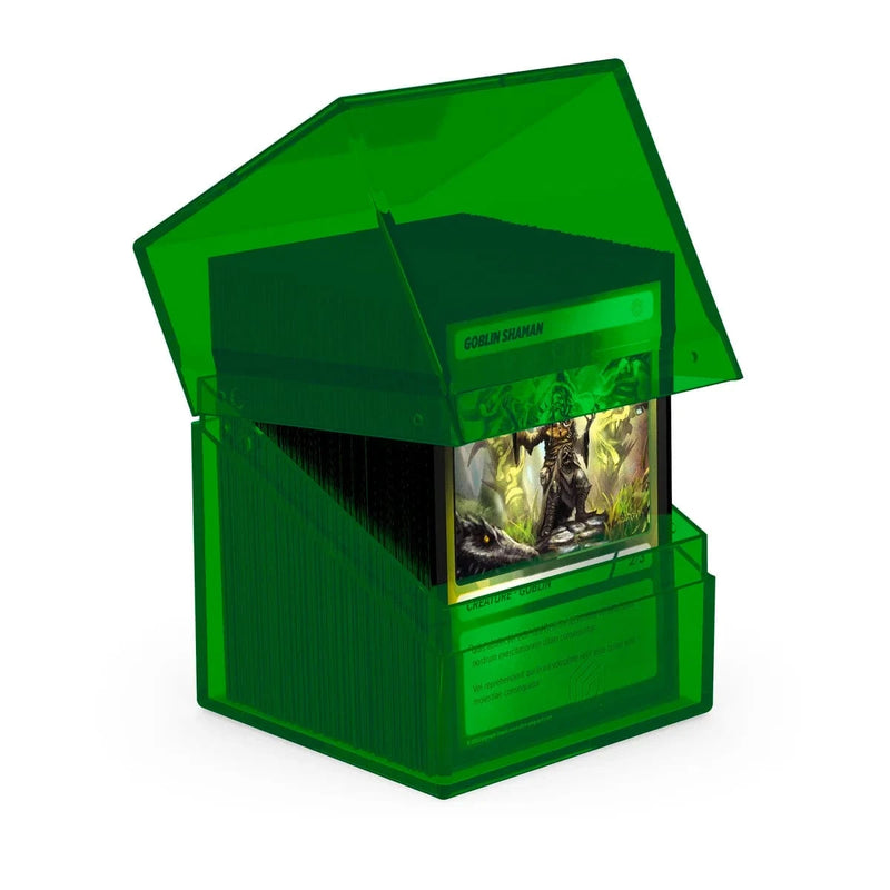 Ultimate Guard Ultimate Guard - Boulder Deck Case - 100+  Clear - Emerald available at Northumbrian Tin Soldier