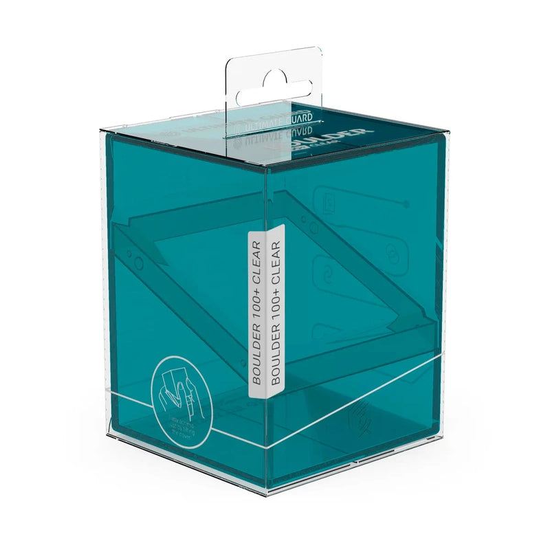 Ultimate Guard Ultimate Guard - Boulder Deck Case - 100+  Clear - Malachite available at Northumbrian Tin Soldier