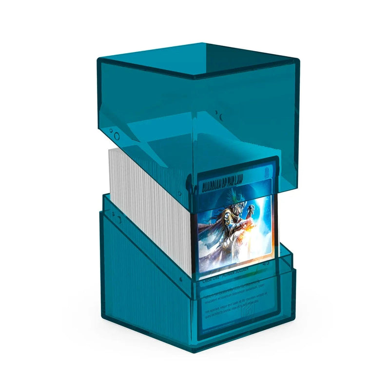 Ultimate Guard Ultimate Guard - Boulder Deck Case - 100+  Clear - Malachite available at Northumbrian Tin Soldier