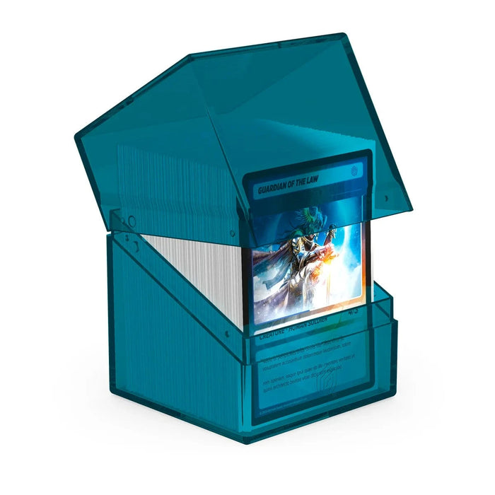 Ultimate Guard Ultimate Guard - Boulder Deck Case - 100+  Clear - Malachite available at Northumbrian Tin Soldier