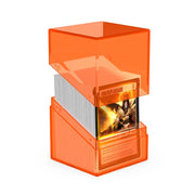 Ultimate Guard Ultimate Guard - Boulder Deck Case - 100+  Clear - Poppy Topaz available at Northumbrian Tin Soldier