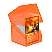 Ultimate Guard Ultimate Guard - Boulder Deck Case - 100+  Clear - Poppy Topaz available at Northumbrian Tin Soldier