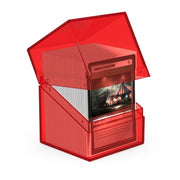 Ultimate Guard Ultimate Guard - Boulder Deck Case - 100+  Clear - Ruby available at Northumbrian Tin Soldier